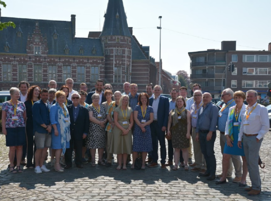 Matthias Diependaele en bestuur N-VA Schoten Matthias Diependaele en bestuur N-VA Schoten